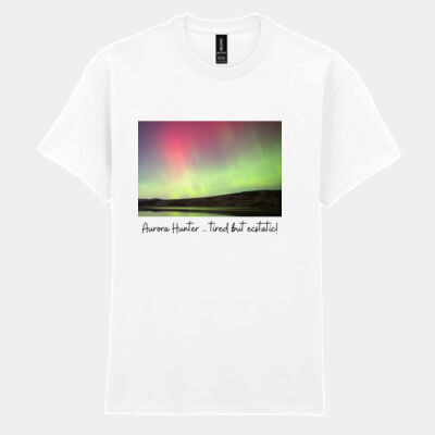 Aurora Hunter ... tired but ecstatic T-shirt Thumbnail