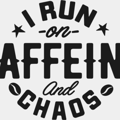 I run on caffeine SVG Thumbnail