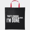 Varsity cotton shopper short handle Thumbnail