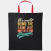 Varsity cotton shopper short handle Thumbnail