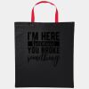 Varsity cotton shopper short handle Thumbnail