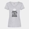 Women's valueweight v-neck T Thumbnail