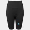Women’s TriDri® ribbed seamless '3D Fit' cycle shorts Thumbnail
