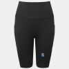 Women’s TriDri® ribbed seamless '3D Fit' cycle shorts Thumbnail