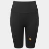 Women’s TriDri® ribbed seamless '3D Fit' cycle shorts Thumbnail