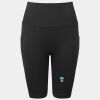 Women’s TriDri® ribbed seamless '3D Fit' cycle shorts Thumbnail
